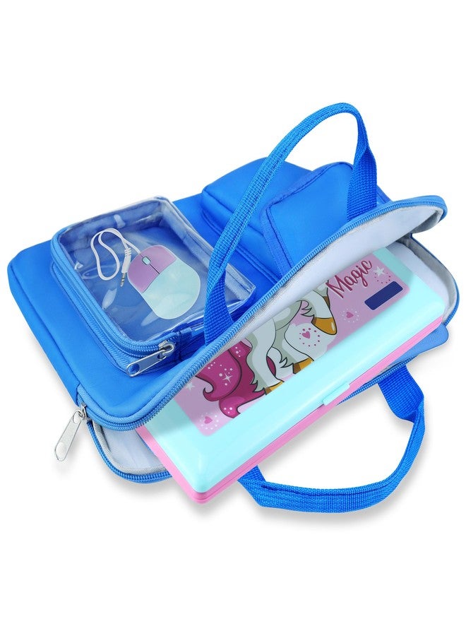 Annmore Bag compatible with LEXiBOOK Educational and Bilingual Laptop, Blue - Image 2